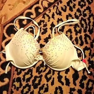White with sequins Victoria's Secret swimsuit top